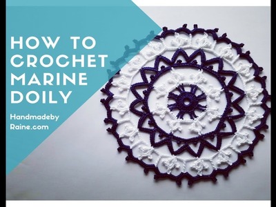 How to crochet marine doily