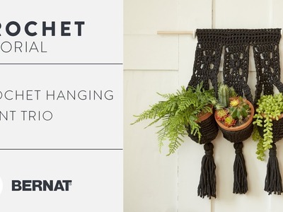 How to Crochet the Hanging Plant Trio