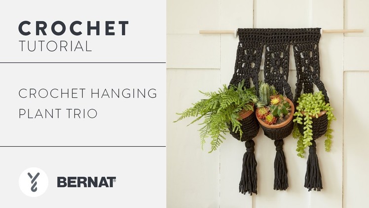 How to Crochet the Hanging Plant Trio