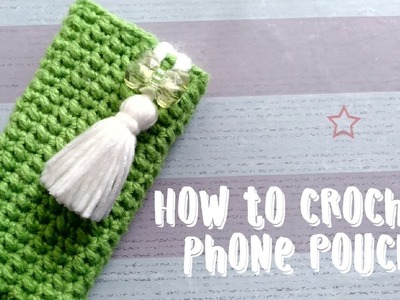 How to Crochet the Phone Pouch with button