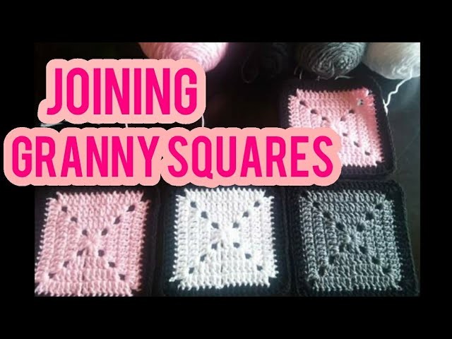 How to join Granny Squares using the Mattress Stitch