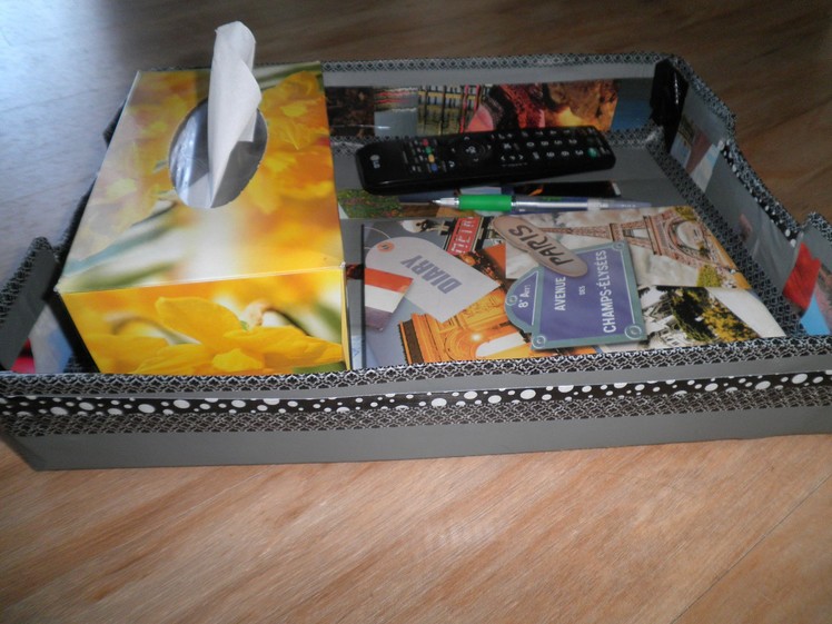 How to Make a Tray from a Cardboard Box Lid