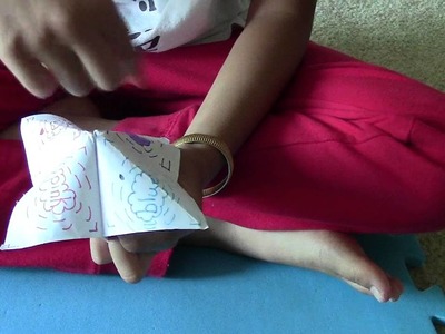 How to make an Origami fortune teller with easy steps.How to make 4 cups with paper with easy steps