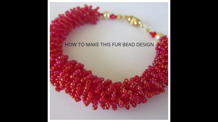 How to make fur beaded jewelry
