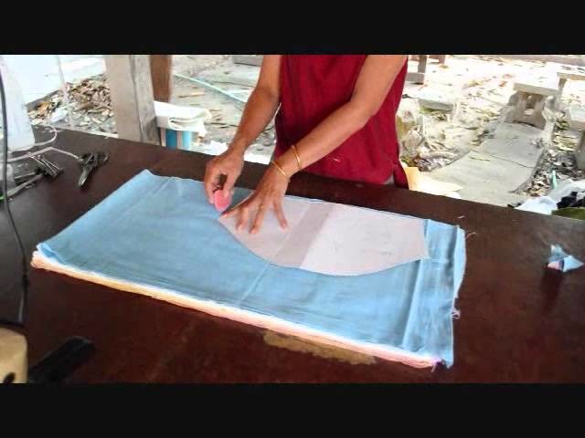 How to make Thai Chinese Kung Fu Shirts! Natural Trades Clothing Fair Trade OTOP Manufacturers