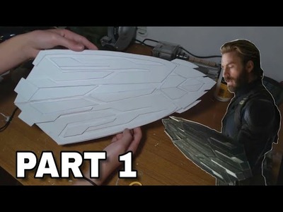 How to make the new shield of the Captain America PART 1 - Shield Captain America Infinity War - DIY