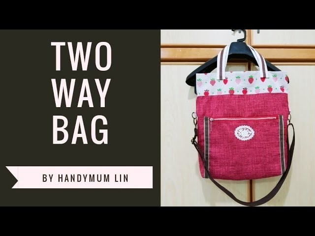 How to make two way tote bag | Diy tote bag tutorial❤❤