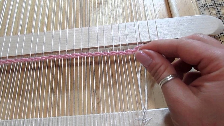 How to weave on a loom part 3: removing the weaving