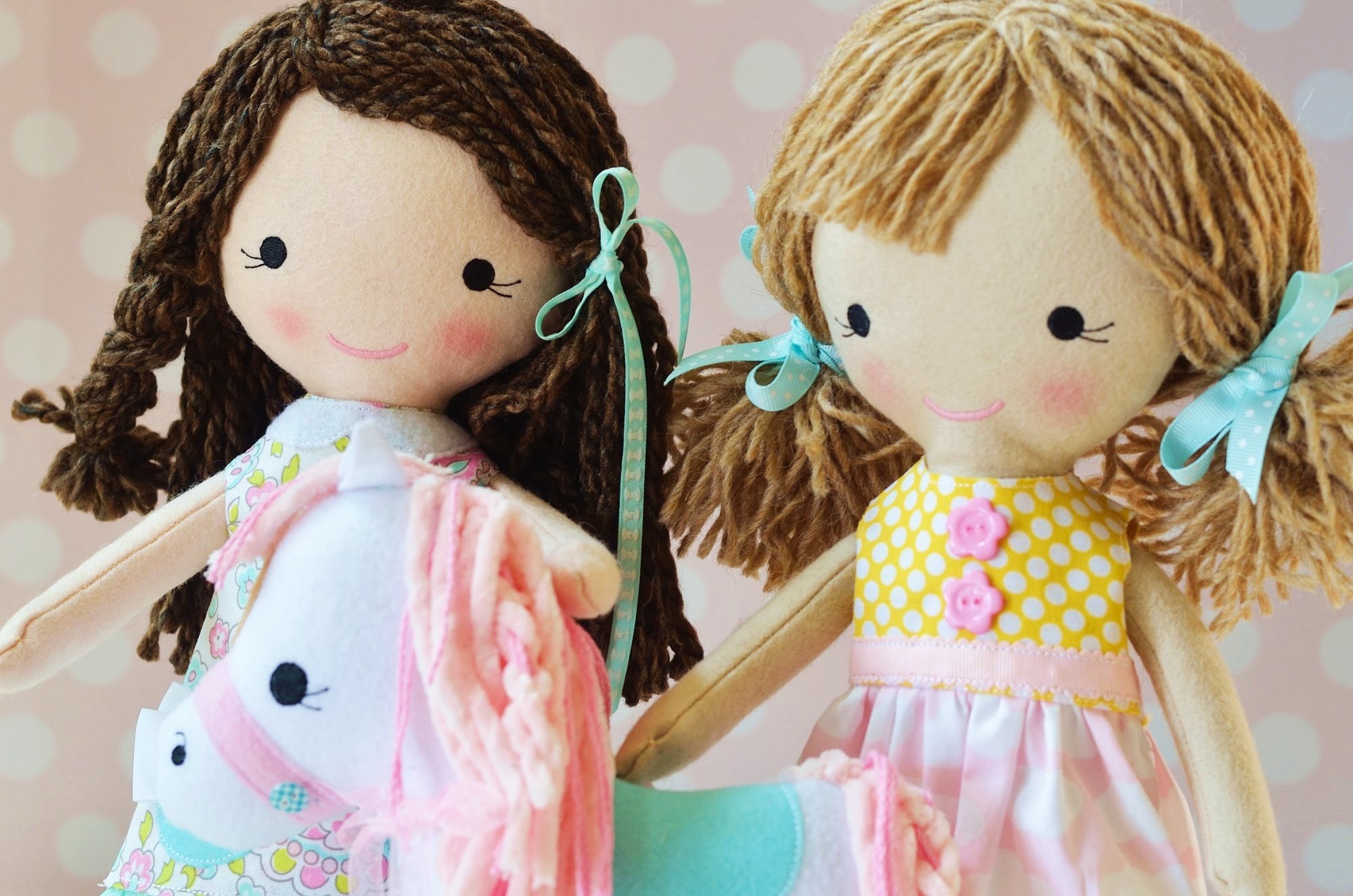 In The Hoop Cloth Doll and Pony Design At Planet Applique
