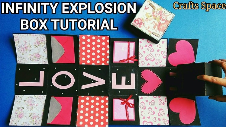 Infinity Explosion Box Tutorial | Rolling Cube Tutorial | By Crafts Space