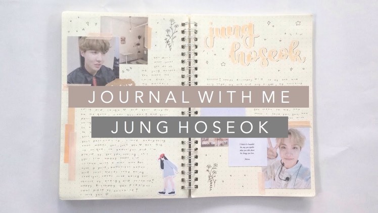 ???? (kpop) journal with me | j-hope birthday spread