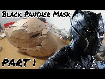 Make Black Panther Mask Part 1 - Template & Cardboard