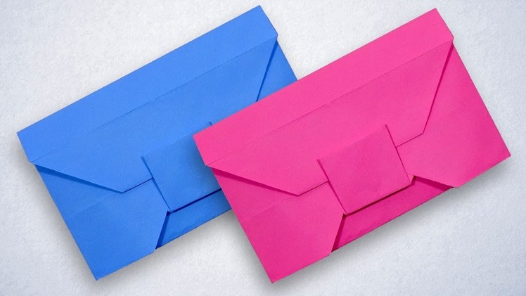 Make Your Own Envelope With Color Paper Step by Step - DIY Knob Envelope Without Glue and Tape