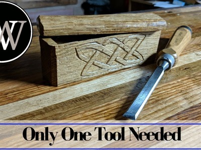 Making a Box With Only a Chisel | Hand Tool Woodworking Challenge