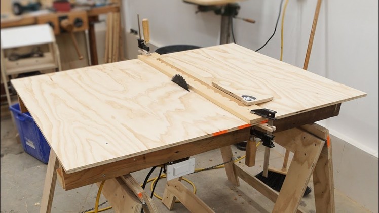 Making A Quick And Dirty Table Saw (in about an hour)