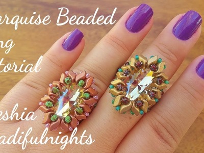 Marquise Beaded Ring Tutorial
