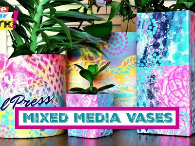 Mixed Media Vases