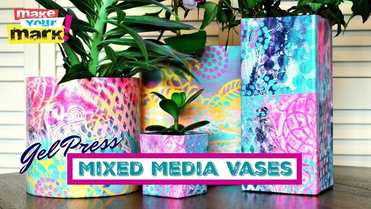 Mixed Media Vases