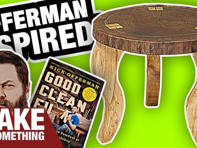 Nick Offerman Inspired Berry Stool from 'Good Clean Fun'