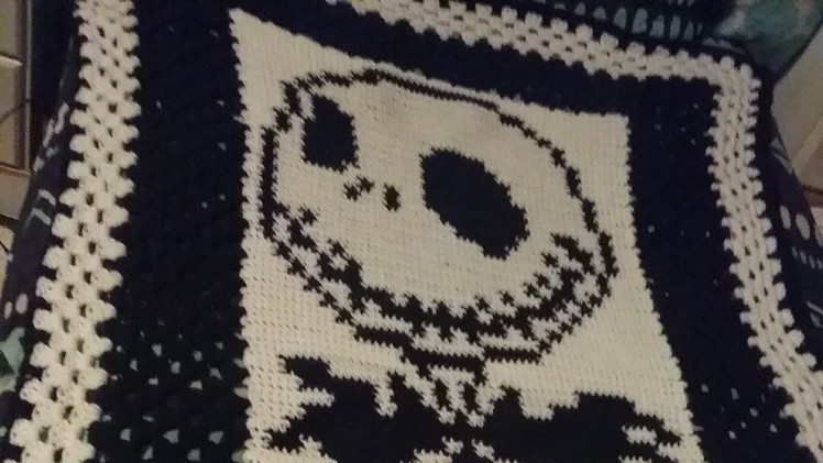 Nightmare before Christmas afghan