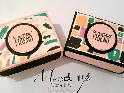 No cutting gift box using Playful Palette DSP.