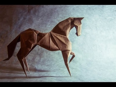 Origami horse by Hideo Komatsu