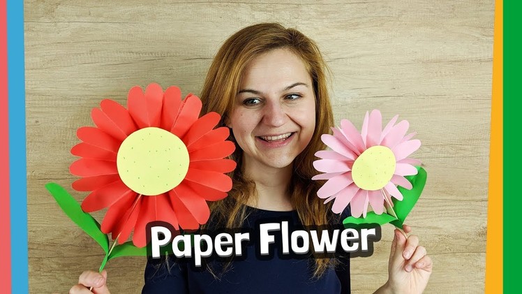 Paper flower craft for Mother's Day