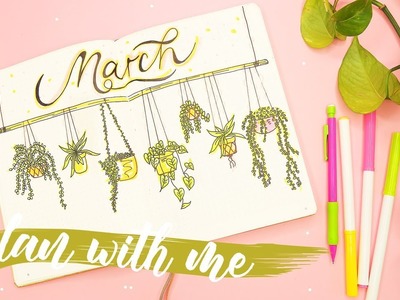 PLAN WITH ME * March 2018 Bullet Journal! | tashaleelyn