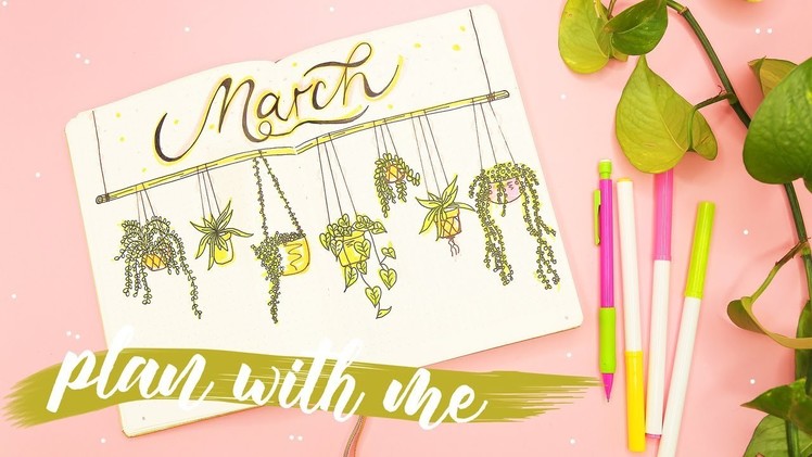 PLAN WITH ME * March 2018 Bullet Journal! | tashaleelyn
