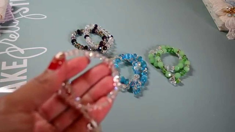 Project Share???  Stretch Magic Blingy Bracelets :)