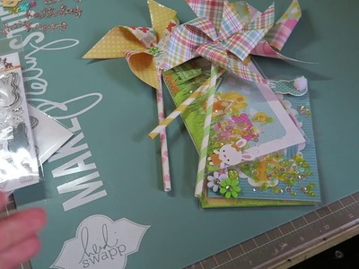 Projects Share~ Easter.Spring Theme Shakers And Pinwheels