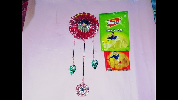 Reuse of empty packets | Best Decoration Item from Lay's chips packets