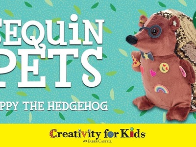 Sequin Pets: Happy The Hedgehog