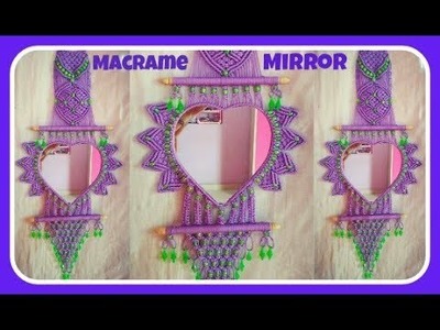 Simple Macrame Mirror