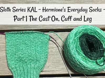 Sloth Series KAL -Hermione's Everyday Socks - The Cast On, Cuff & Leg