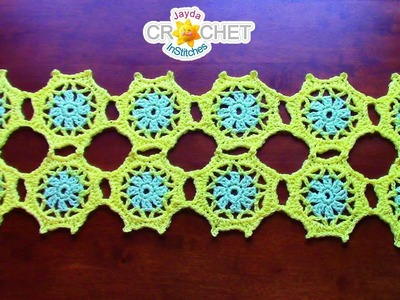 Spring Flower Table Runner & Doily Crochet Tutorial