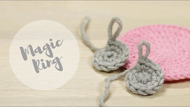Start crocheting with a MAGIC RING (left-handed) | Amigurumi Essentials