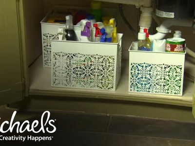 Tame the Clutter Under Your Sink | Get Organized | Michaels