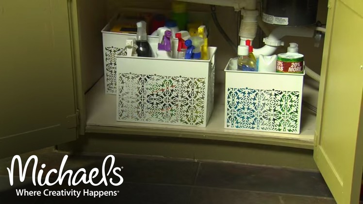 Tame the Clutter Under Your Sink | Get Organized | Michaels