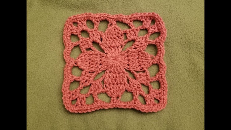 The Dogwood Flower Square Crochet Tutorial!