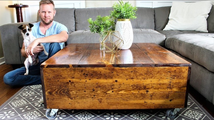 The Square Coffee Table - Easy DIY Project
