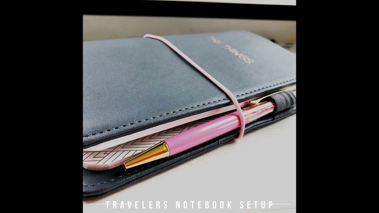 Travelers Notebook Setup | Planning With Kristen