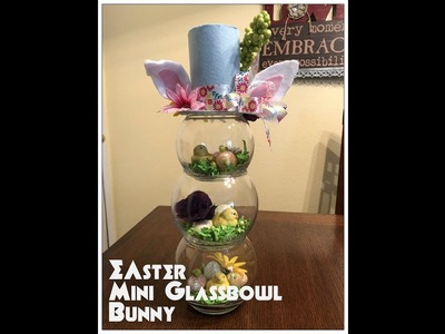 Tricia's Creations: Easter Mini Glassbowl Bunny: 200th Video!