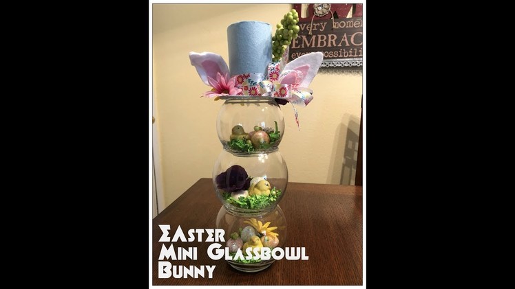 Tricia's Creations: Easter Mini Glassbowl Bunny: 200th Video!