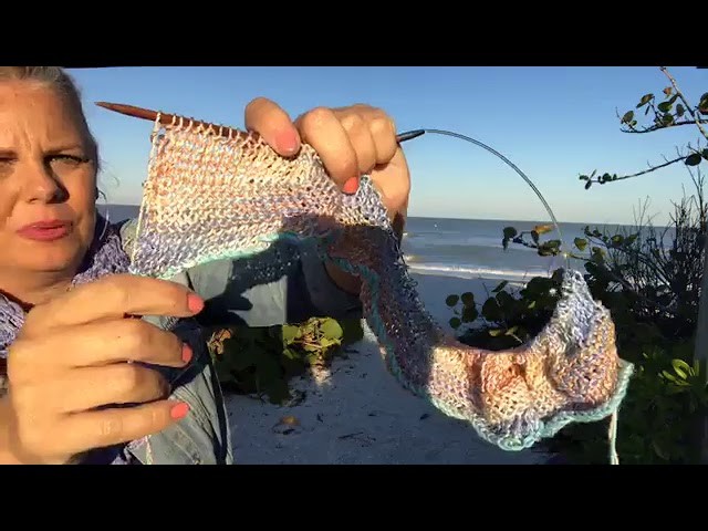 Yarn on the Beach 080 Sunrise Video Podcast with Kristin Omdahl Yarn Knitting Crochet