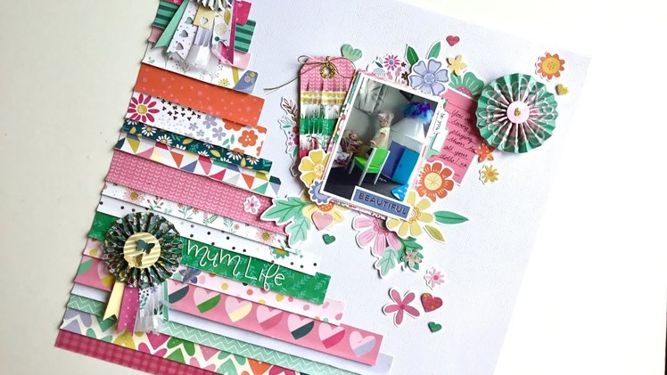 12x12 Scrapbook Process - DIY Embellishments (Extend the life of your collections)