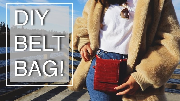 3 DIY Belt Bag. Fanny Pack ( Thrifted under $10 )