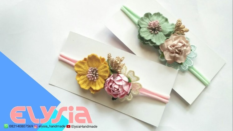 Baby Headband Ideas : Paper Flowers Baby Headband Ideas #1 | DIY by Elysia Handmade