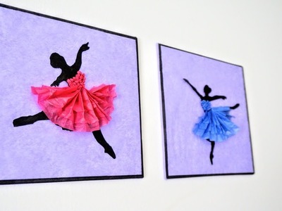 Ballerina Hanging Wall Decor | DIY Handmade Paper Craft | Home Decoration Ideas | Art and Craft