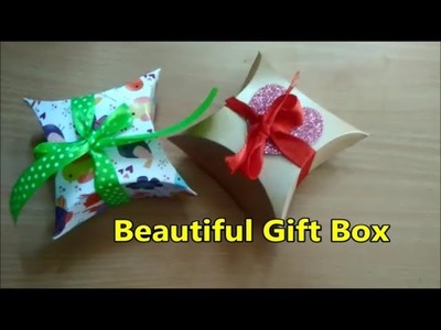 Beautiful Gift Box from Wedding Card|Wedding Card Craft|Gift Box Idea.